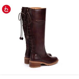 NWOT PIKOLINOS Dark Brown Lace-Up Boots